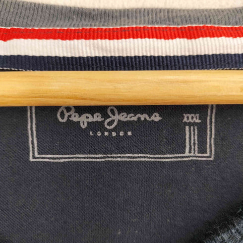 ペペジーンズロンドン PEPE JEANS LONDON OTL 両面プリント レーシング S/S Tシャツ メンズ XXXL