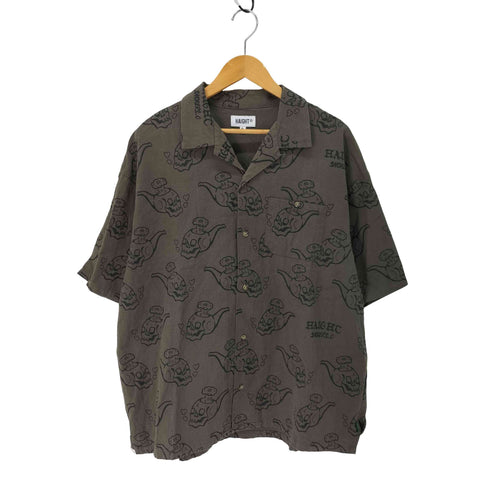 HAIGHT 総柄 スカル 半袖 シャツ メンズ import:XL