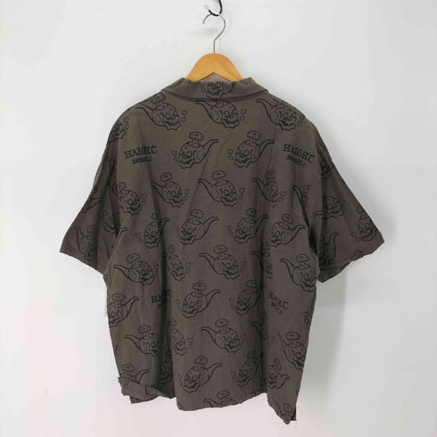 HAIGHT 総柄 スカル 半袖 シャツ メンズ import:XL