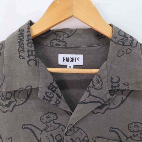 HAIGHT 総柄 スカル 半袖 シャツ メンズ import:XL
