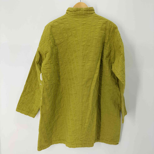 ヤッコマリカルド YACCO MARICARD デザイン刺繍 ロングシャツジャケット レディース バスト86-94 身長154-162