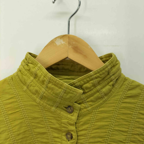 ヤッコマリカルド YACCO MARICARD デザイン刺繍 ロングシャツジャケット レディース バスト86-94 身長154-162