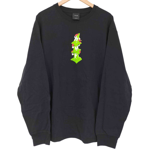 ハフ HUF ロゴプリント ロングスリーブ クルーネック Tシャツ メンズ import:L