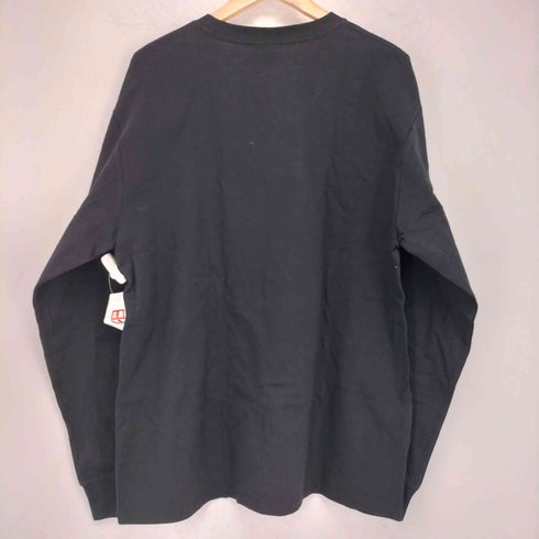 ハフ HUF ロゴプリント ロングスリーブ クルーネック Tシャツ メンズ import:L