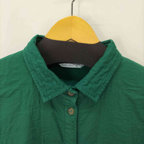 ヤッコマリカルド YACCO MARICARD デザイン刺繍 ロングシャツジャケット レディース バスト86-94 身長154-162