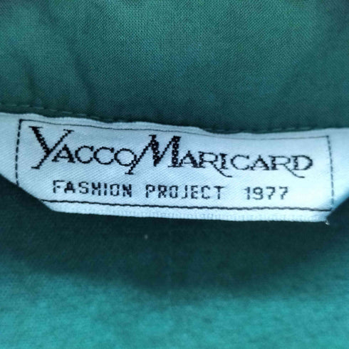 ヤッコマリカルド YACCO MARICARD デザイン刺繍 ロングシャツジャケット レディース バスト86-94 身長154-162