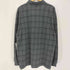 BASIC EQUIPMENT 00s チェック ロングスリーブ ポロシャツ メンズ import:XL