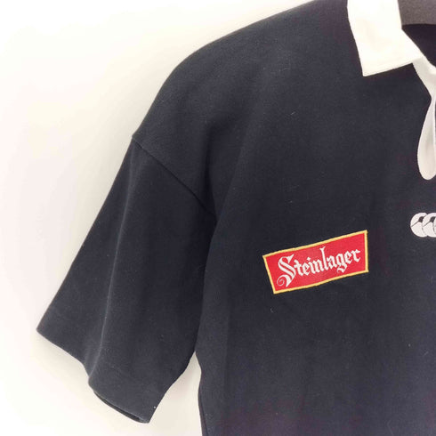カンタベリーオブニュージーランド CANTERBURY OF NEW ZEALAND ALL BLACKS 刺繍ラガーシャツ メンズ S