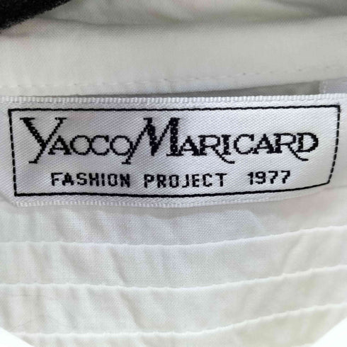 ヤッコマリカルド YACCO MARICARD 比翼タックシャツ レディース バスト86-94 身長154-162