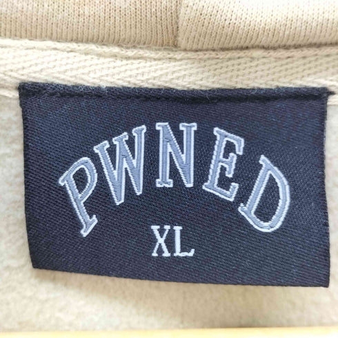 パウンド PWNED フロント 刺繍ロゴ ジップアップパーカー メンズ import:XL