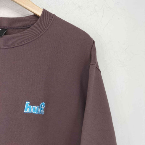 ハフ HUF best friends crew フロント ロゴ刺繍 背面アートプリント プルオーバー スウェット メンズ import:L