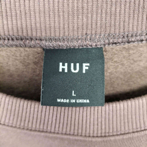 ハフ HUF best friends crew フロント ロゴ刺繍 背面アートプリント プルオーバー スウェット メンズ import:L