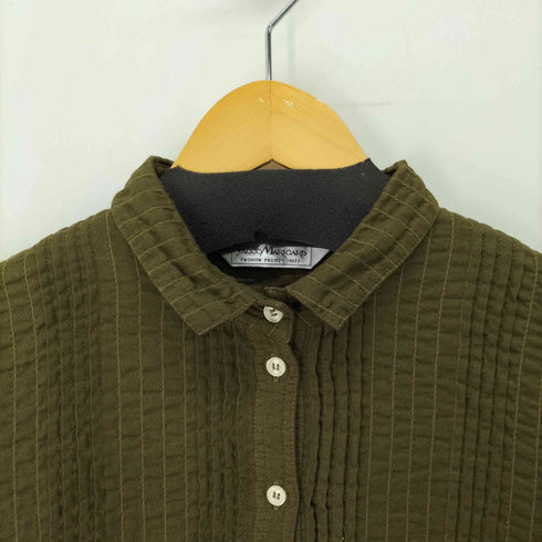 ヤッコマリカルド YACCO MARICARD 刺繍デザインタックシャツ レディース バスト86-94 身長154-162