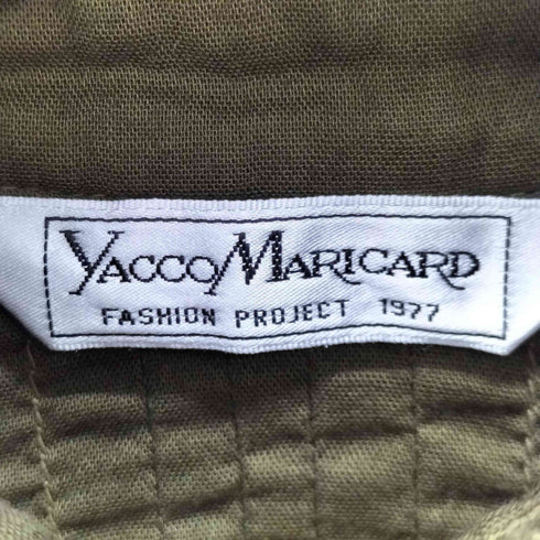 ヤッコマリカルド YACCO MARICARD 刺繍デザインタックシャツ レディース バスト86-94 身長154-162