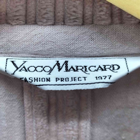 ヤッコマリカルド YACCO MARICARD パイル地 コーデュロイロングコート レディース