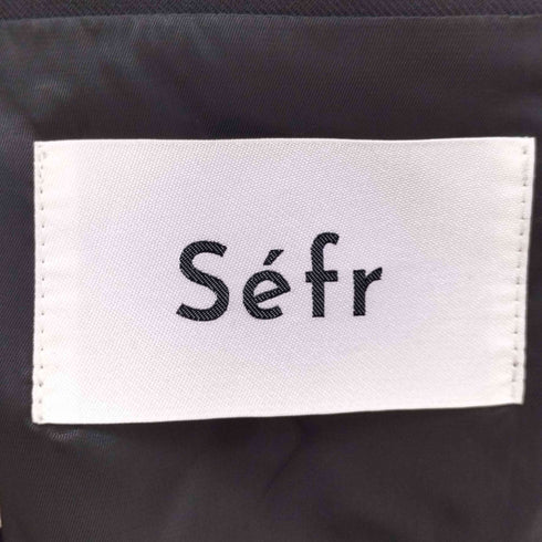 セファ Sefr 23AW Hamra Blazer ブラックソリッド ダブル テーラード ジャケット ブレザー メンズ import:S