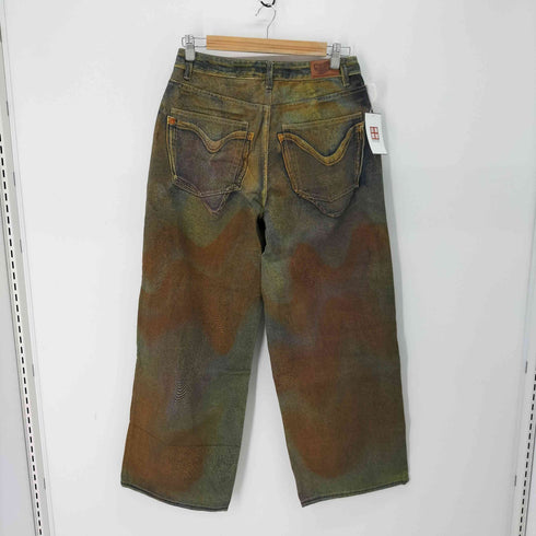 GOKURAKU 2025 Gradient Digital Print Denim Jeans メンズ JPN:M