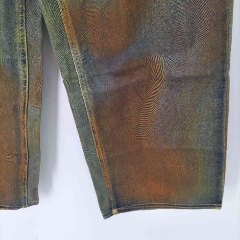 GOKURAKU 2025 Gradient Digital Print Denim Jeans メンズ JPN:M
