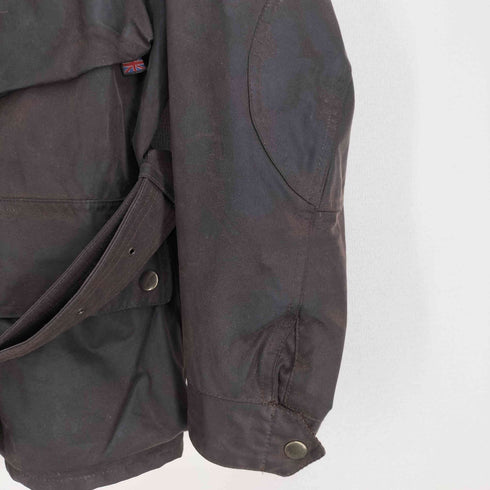 ベルスタッフ Belstaff イタリア製 裏地チェック オイルド トライアルマスタージャケット メンズ import:M