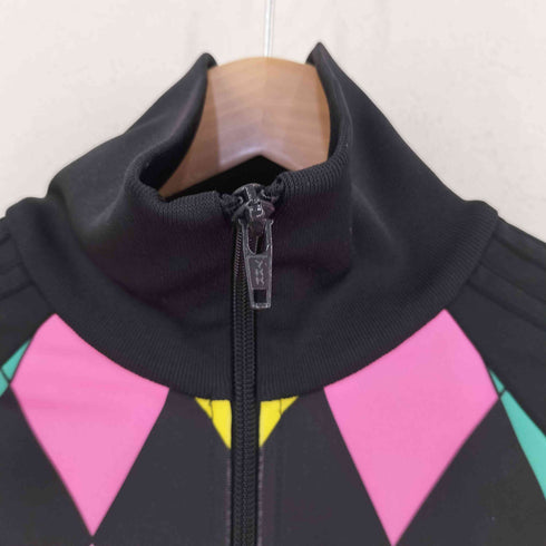 アディダス adidas アーガイル柄トラックジャケット レディース import:S