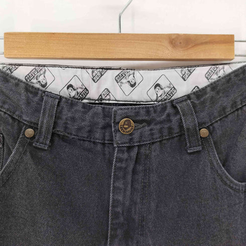 ベンデイビス BEN DAVIS ブラック ワイド デニム メンズ JPN:L