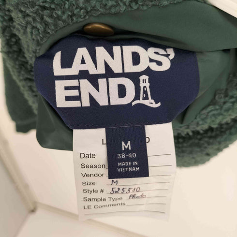 ランズエンド LANDS END ボア キルティング リバーシブル ジャケット メンズ import:M