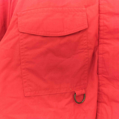 エディーバウアー Eddie Bauer 80s 黒タグ マルチポケット フーディグースダウンジャケット メンズ M