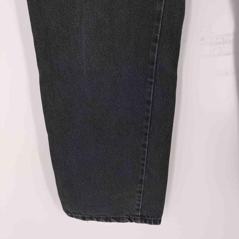ラングラー Wrangler ストレートブラックデニムパンツ メンズ 38×30