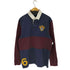 ポロバイラルフローレン Polo by RALPH LAUREN 90S CUSTOM FIT 刺繍デザインL/S ラガーシャツ メンズ import:XL