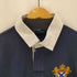 ポロバイラルフローレン Polo by RALPH LAUREN 90S CUSTOM FIT 刺繍デザインL/S ラガーシャツ メンズ import:XL