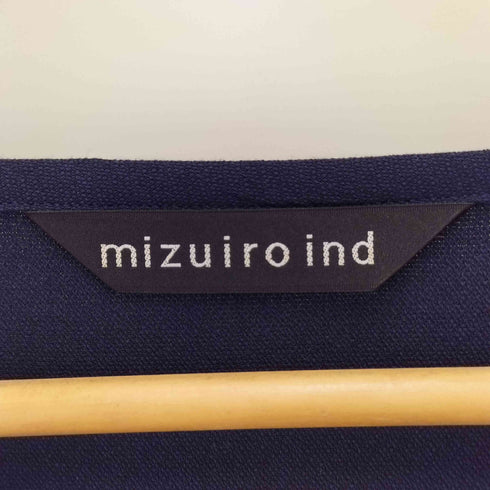 ミズイロインド mizuiro ind クルーネックワンピース レディース