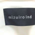 ミズイロインド mizuiro ind ノーカラー ワイド コート no collar wide coat with pockets レディース