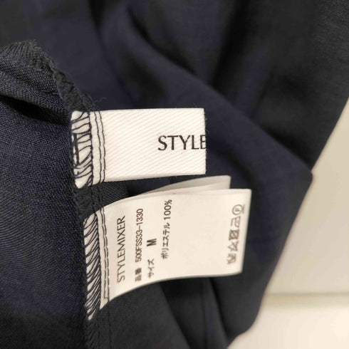スタイルミキサー STYLEMIXER ウエストタックフレアシャツワンピース レディース JPN:M