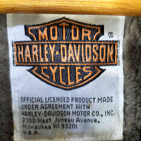 ハーレーダビッドソン HARLEY-DAVIDSON 80S USA製 G-1 レザー フライトジャケット メンズ US:38