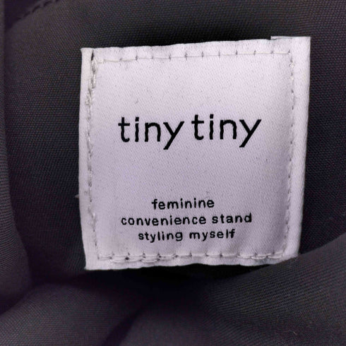 TINY TINY ギャザーリボントートバッグ レディース
