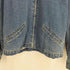 ダナキャランニューヨークジーンズ DKNY JEANS 90S 旧タグ 裏地チェック コーデュロイ切替 ジップアップ デニムジャケット メンズ import:M