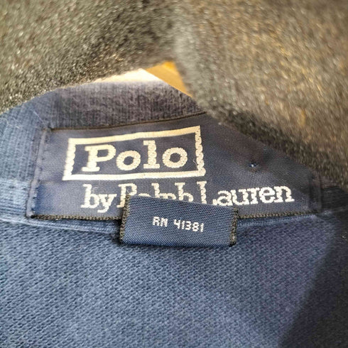 ポロバイラルフローレン Polo by RALPH LAUREN 90S ベア刺繍 S/S ポロシャツ メンズ import:S