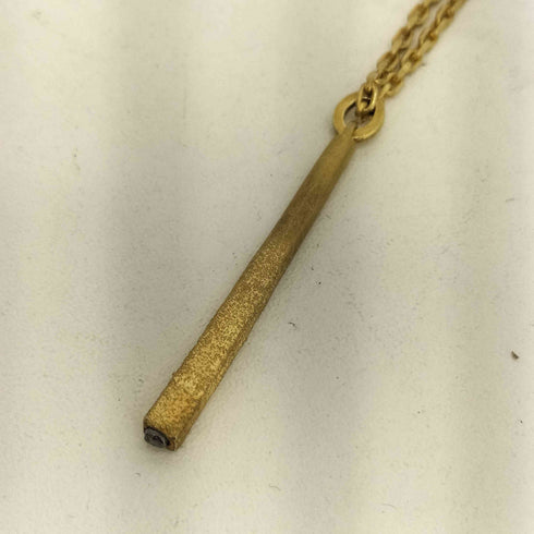 GILD 925刻印 Rough diamond morphing rod necklace メンズ