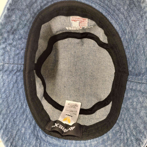 アヴィレックス AVIREX ウォッシュド バケット ハット BUCKET HAT デニムバケットハット メンズ