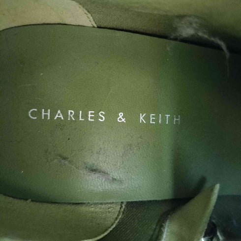 チャールズアンドキース CHARLES&KEITH Space Age Boots 厚底 ミドルブーツ レディース JPN:24.5