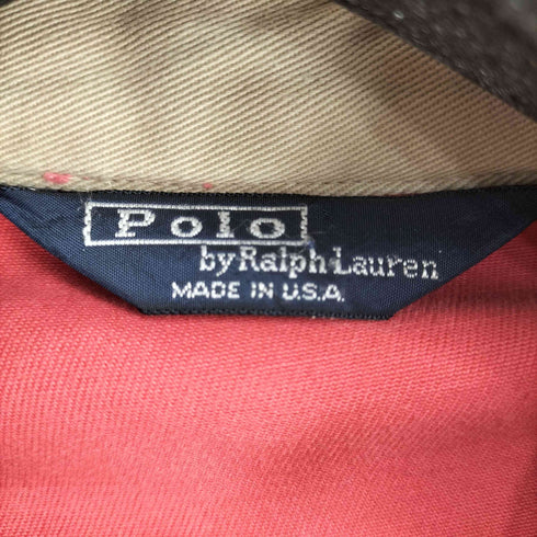 ポロバイラルフローレン Polo by RALPH LAUREN 80-90S USA製 ポニー刺繍 スウィングトップ ジャケット メンズ import:M