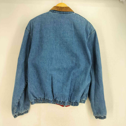 ポロバイラルフローレン Polo by RALPH LAUREN 90S ポニー刺繍 裏起毛 コーデュロイ切替 スウィングトップ デニムジャケット メンズ import:M