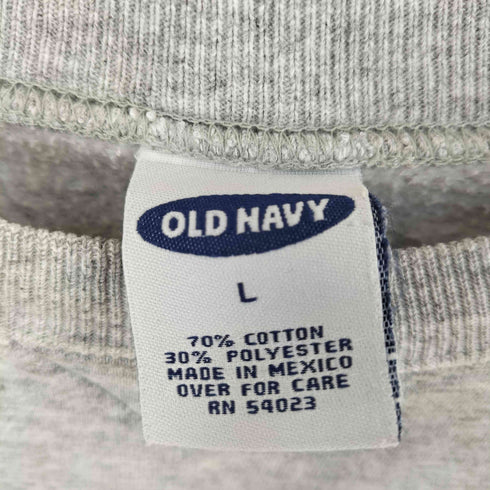 オールドネイビー OLD NAVY 00S ロゴプリントスウェット メンズ import:L