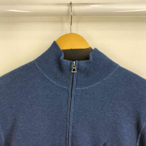 ポロラルフローレン POLO RALPH LAUREN 00S ポニー刺繍 Pima cotton ドライバーズニット ジップカーディガン メンズ import:M