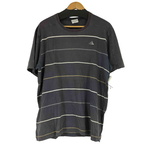 アディダス adidas ボーダー S/S Tシャツ メンズ JPN:XL