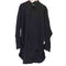 ヨウジヤマモトプールオム Yohji Yamamoto POUR HOMME 変形 衿タイ ウール 長袖 ロングシャツ メンズ