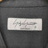 ヨウジヤマモトプールオム Yohji Yamamoto POUR HOMME 変形 衿タイ ウール 長袖 ロングシャツ メンズ