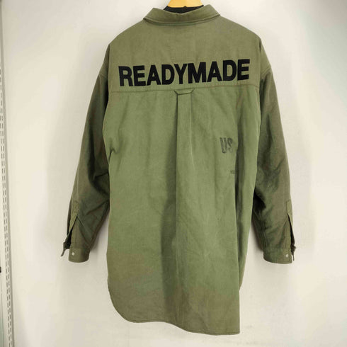 レディーメイド READYMADE バックロゴ刺繍 キルティングライナー ミリタリージャケット メンズ ONE SIZE