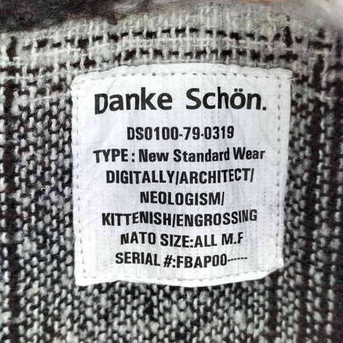 ダンケシェーン Danke Schon チェック柄 起毛シャツジャケット メンズ FREE