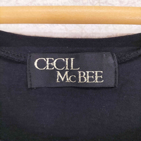 セシルマクビー CECIL McBEE Y2K 英文字 スプレー Tシャツ レディース JPN:M